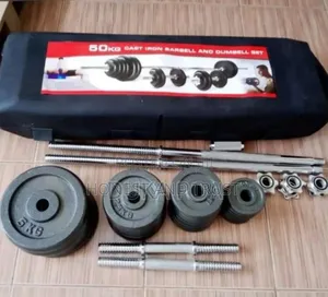 50kg Dumbell Chrome