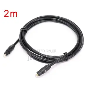 Optical Fibre Digital Audio Cable Lead Cord Toslink Spdif 2m