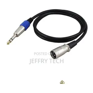 Male XLR to TRS 1/4 Inch 6.35mm Microphone Stereo Jack 1500