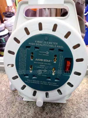 Akko Star 4-Way, 9.5-Meter High-Quality Cable Reel
