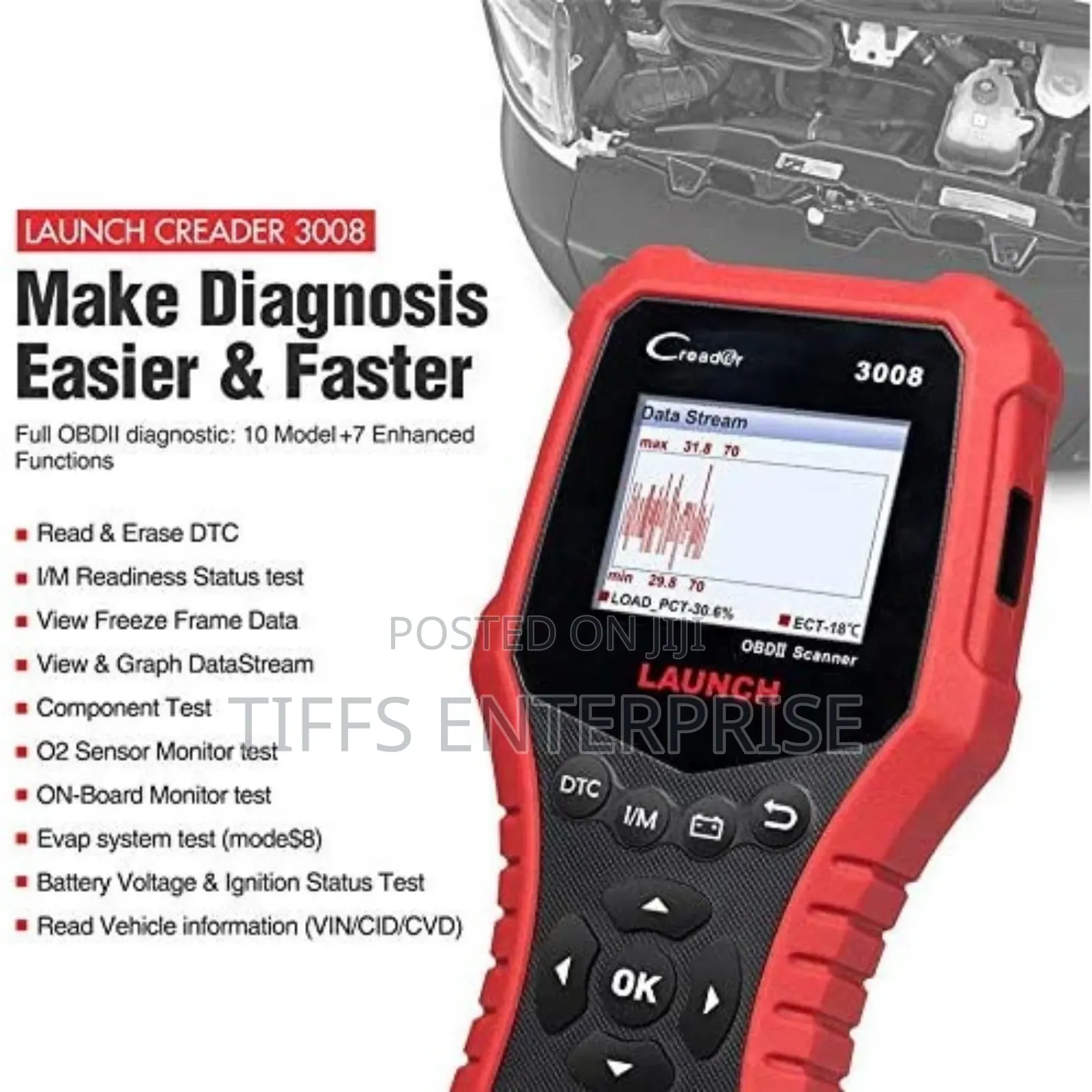 Launch Obd2 Scanner Creader 3008