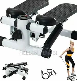 *_Mini Stepper With Resistance Bands
