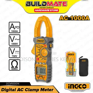 1000v Digital Clamp Meter Ingco Voltage Test Ac/Dc 1000 Volt