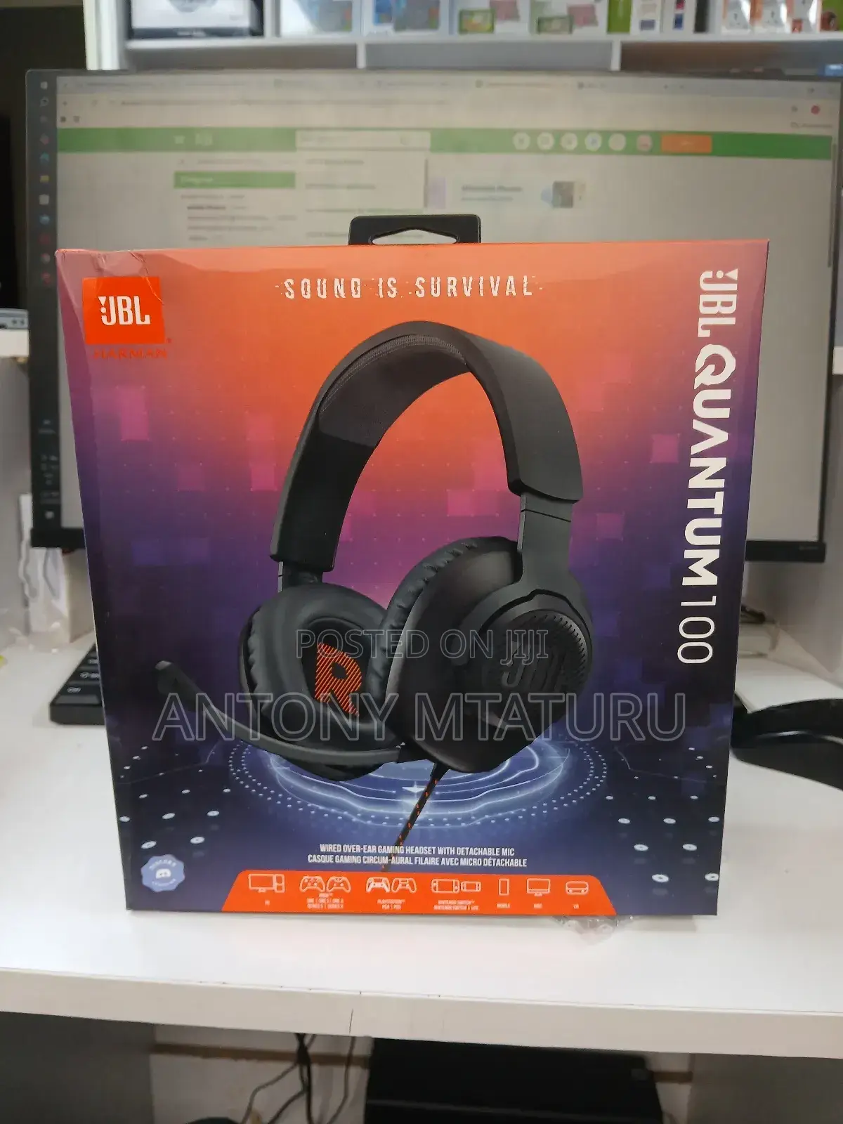 JBL Quantum 100 Headphones