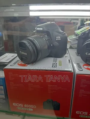Canon Eos 4000d DSLR Camera and Ef-S 18-55 Mm