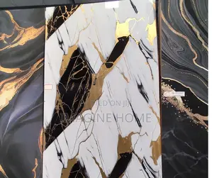 Black Shade Uv Glossy Marble Sheets