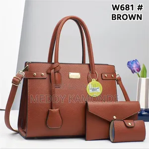 Designer Brown/Peach Handbags
