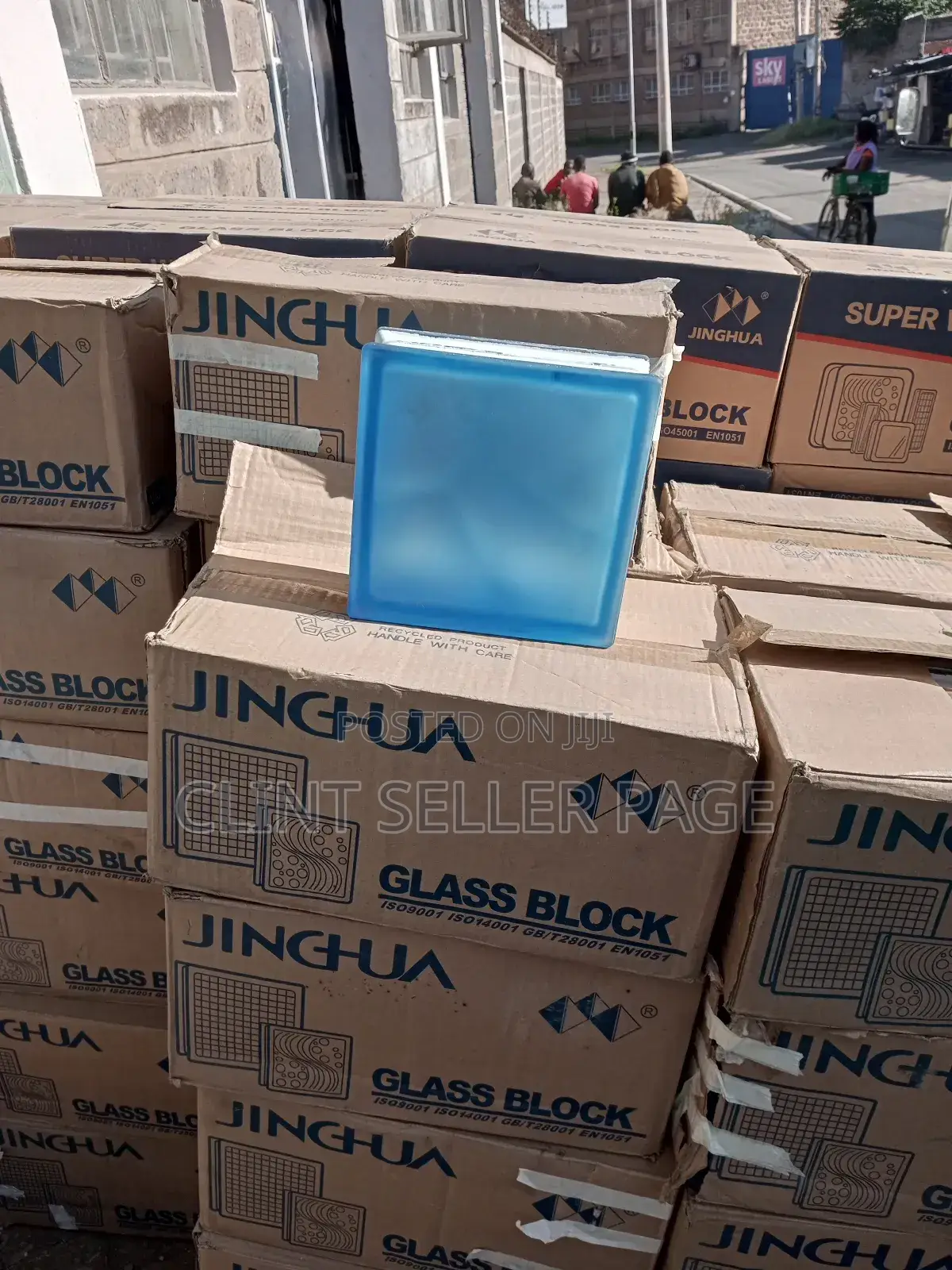 Clear Glass Blocks/ Crystal Grid Blocks.