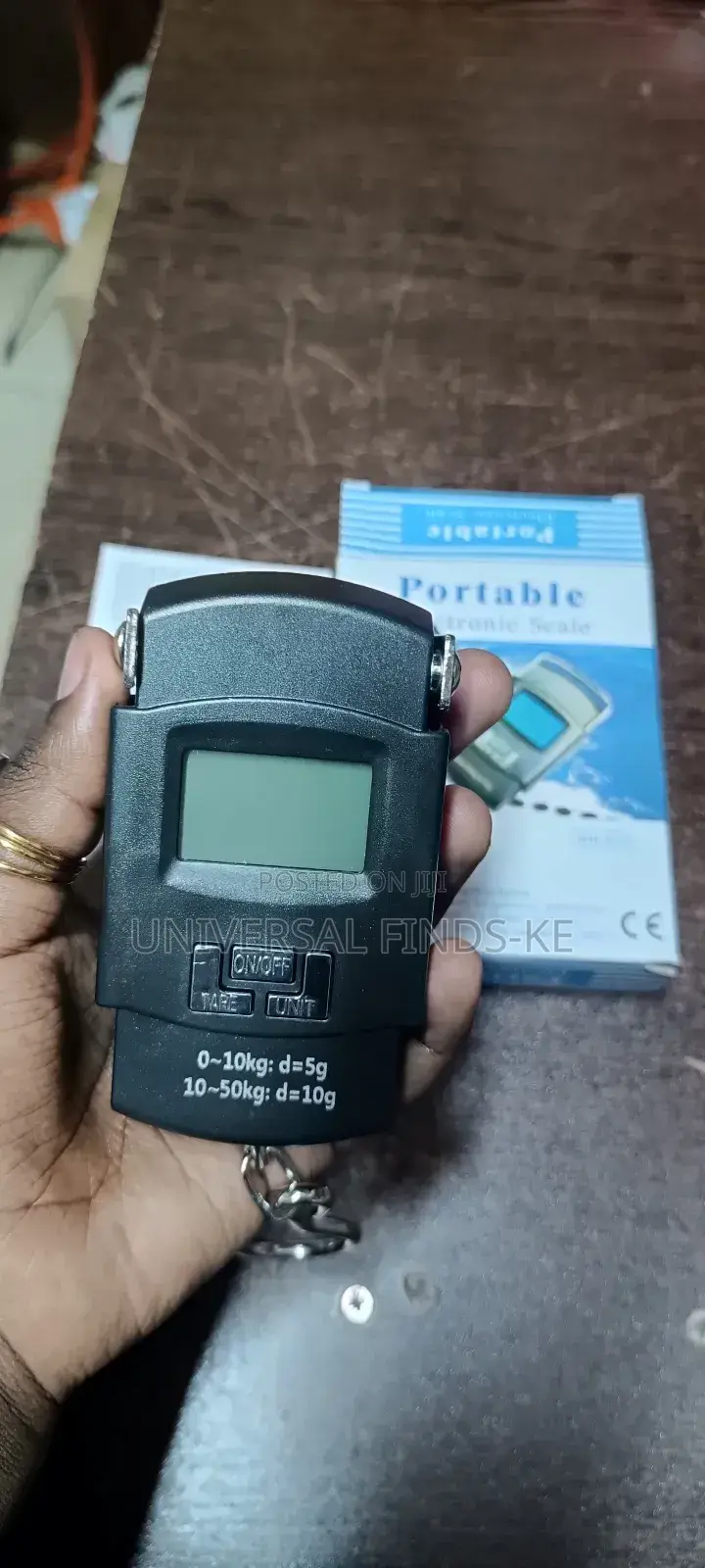 Portable Electronic Scale Measures Upto 50kg