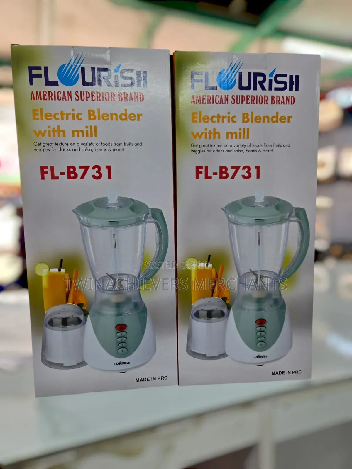 2 in 1 Electric Blender With Grinder Machine