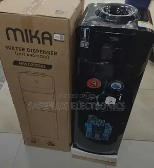 Top Load - Mika, Black, Hot Cold Water Dispenser