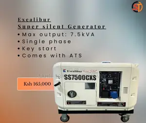 Excalliberexcalibur Super Silent Gasoline 7kva Generator