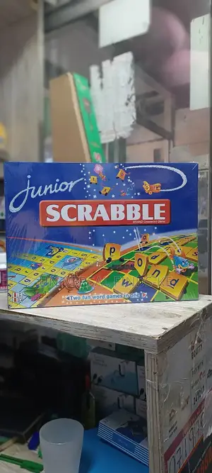 Junior Scrabble Board Game ^Two Word Fun Game in One
