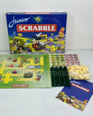 Junior Scrabble Board Game ^Brand Crossword Game