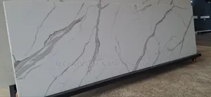 White-Brown Sintered Kitchen Top 2600x1200x15mm