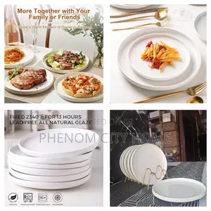 New White Stylish Plates