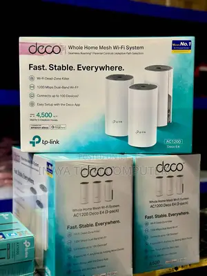Tp-Link Deco E4 Ac1200 Whole Home Mesh - Tl-Deco E4 (3-Pack)