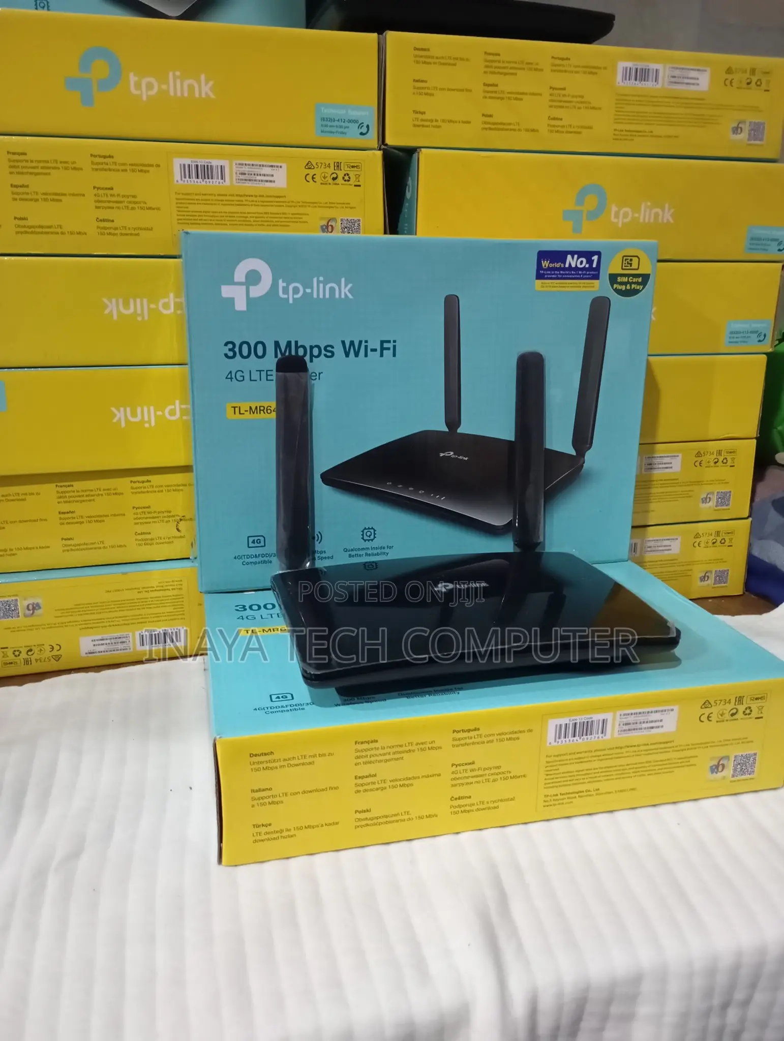 Tp-Link 300mbps Wireless N 4g Lte Router - Tl-Mr6400