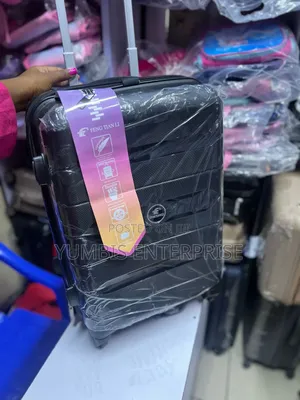 Black Height 50 Cm Rubber *Unbreakable _Small Suitcase