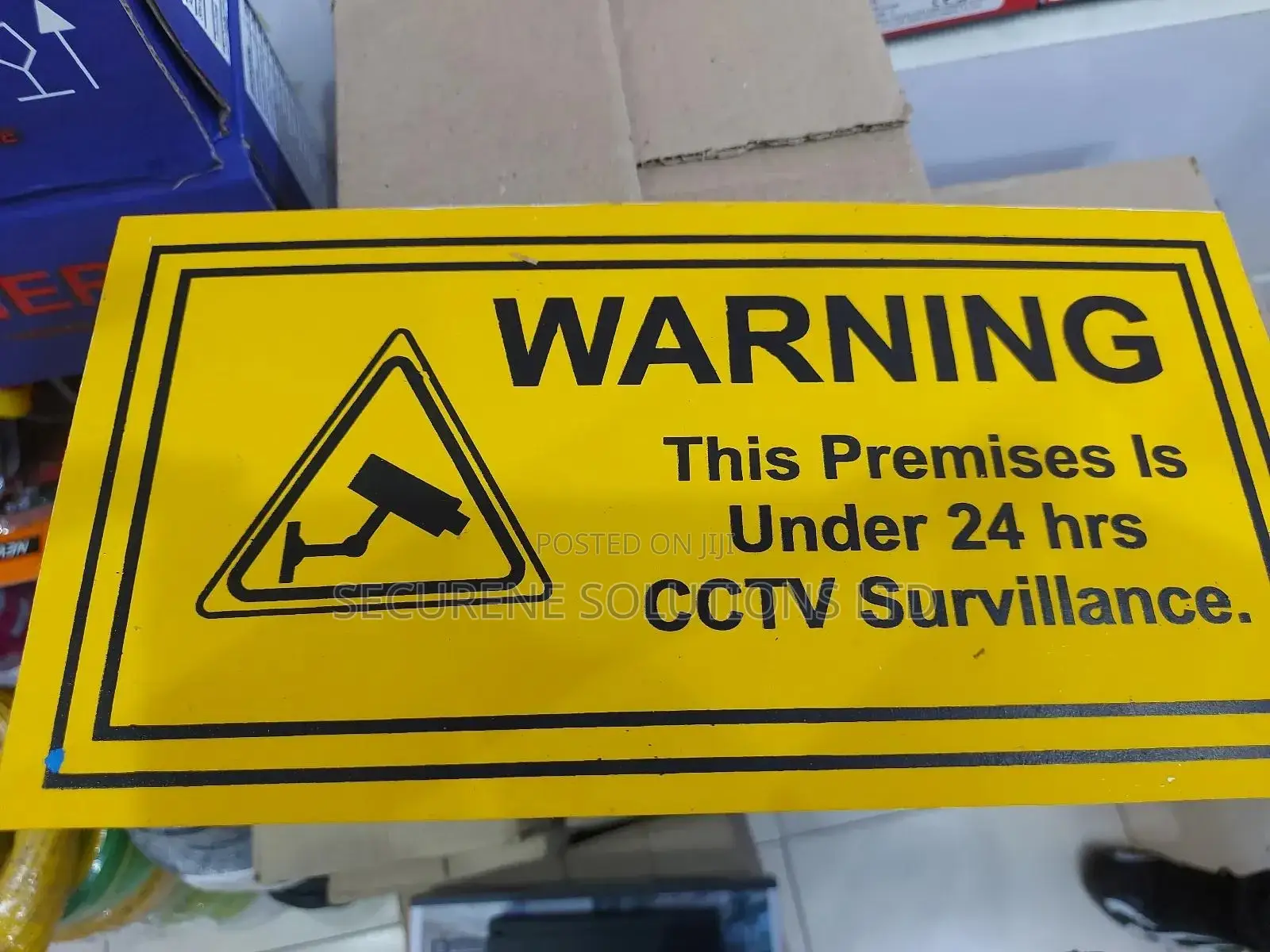 CCTV Warning Sign