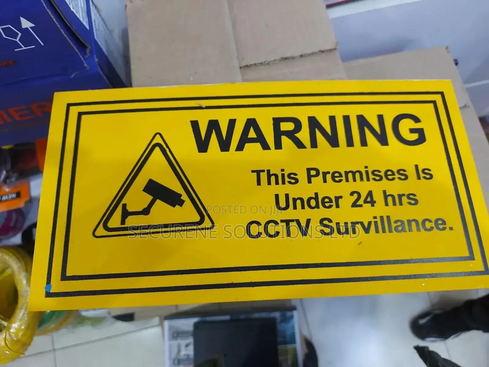 CCTV Warning Sign