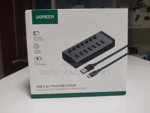 Ugreen Powered Usb 3.0 7-Port Hub (Gray) (Cm481/90305)