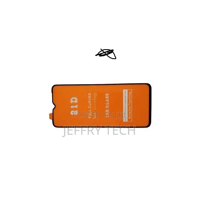 Glass Screen Protector for Xiaomi Redmi 9a - Black