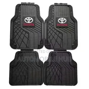 Toyota Floor Mats Black- Universal Car Floor Mats Black 5pcs