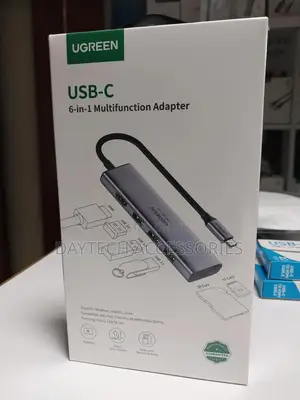 Ugreen 6-in-1 Usb C Hub Hdmi Adapter 60hz