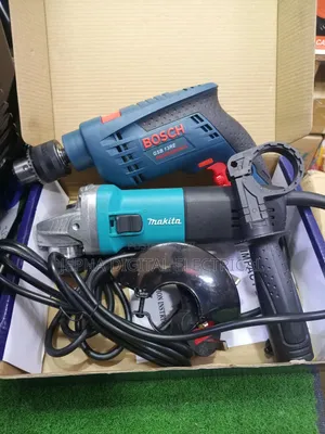 Makita 4"Grinder and Bosch Drill