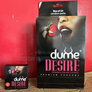 Dume Desire Condoms Strawberry Flavoured Condoms