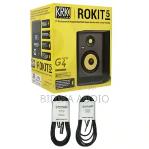 Original KRK Rp5 Rokit 5 G4 Professional Bi-Amp
