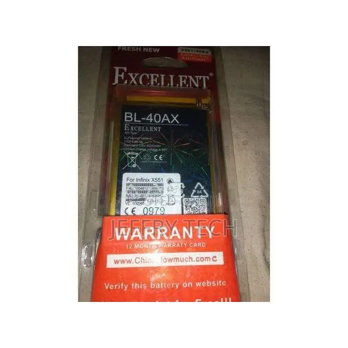 Excellent Battery for Infinix Hot Note X551