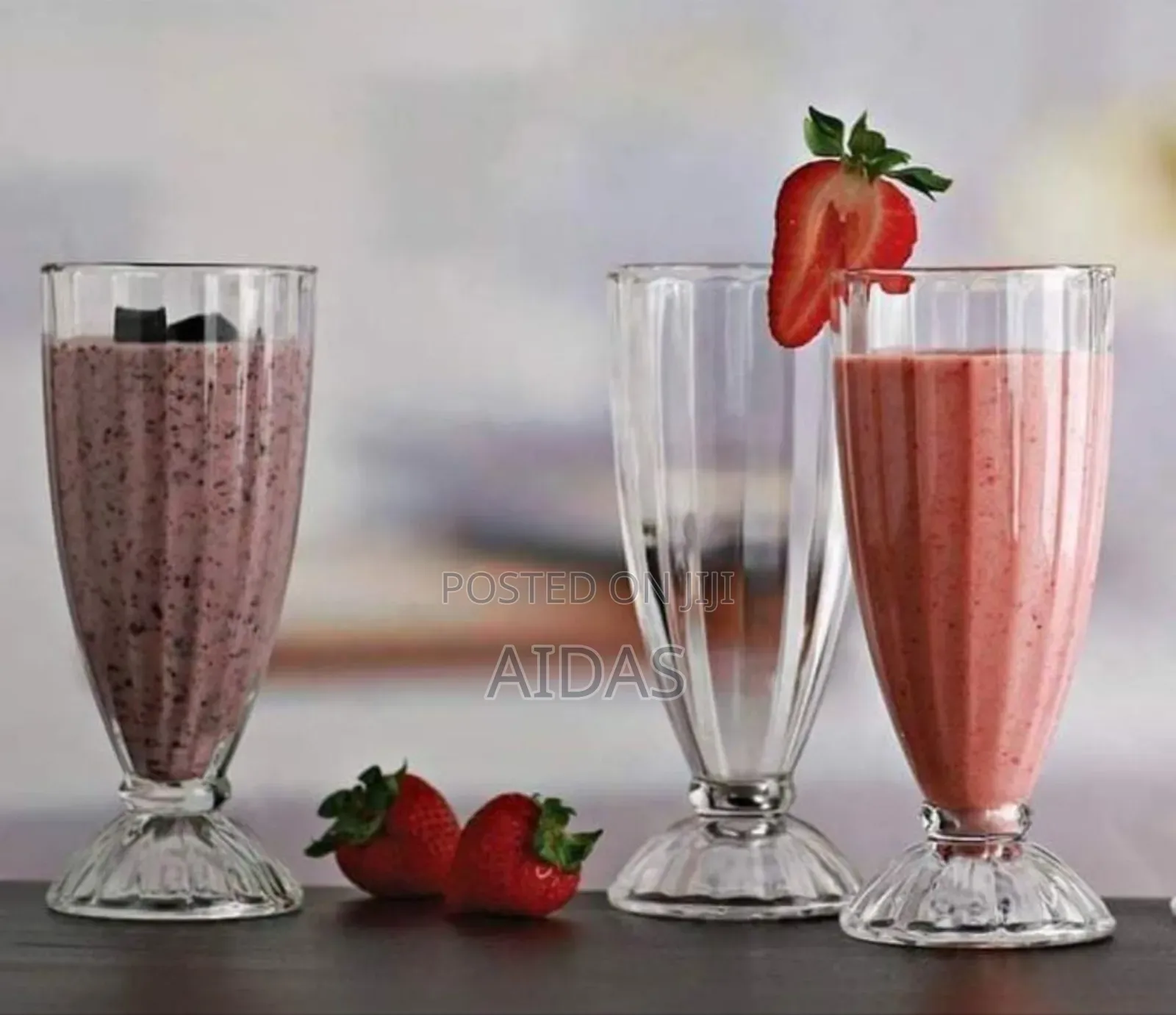 6 PCS Milkshake Glasses