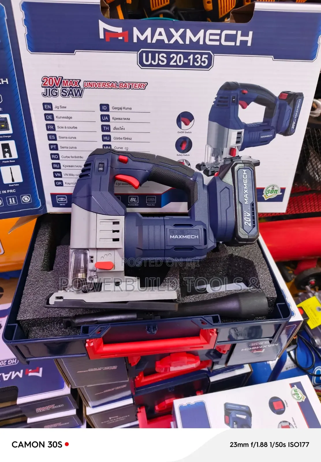 Maxmech Cordless Jigsaw 20v