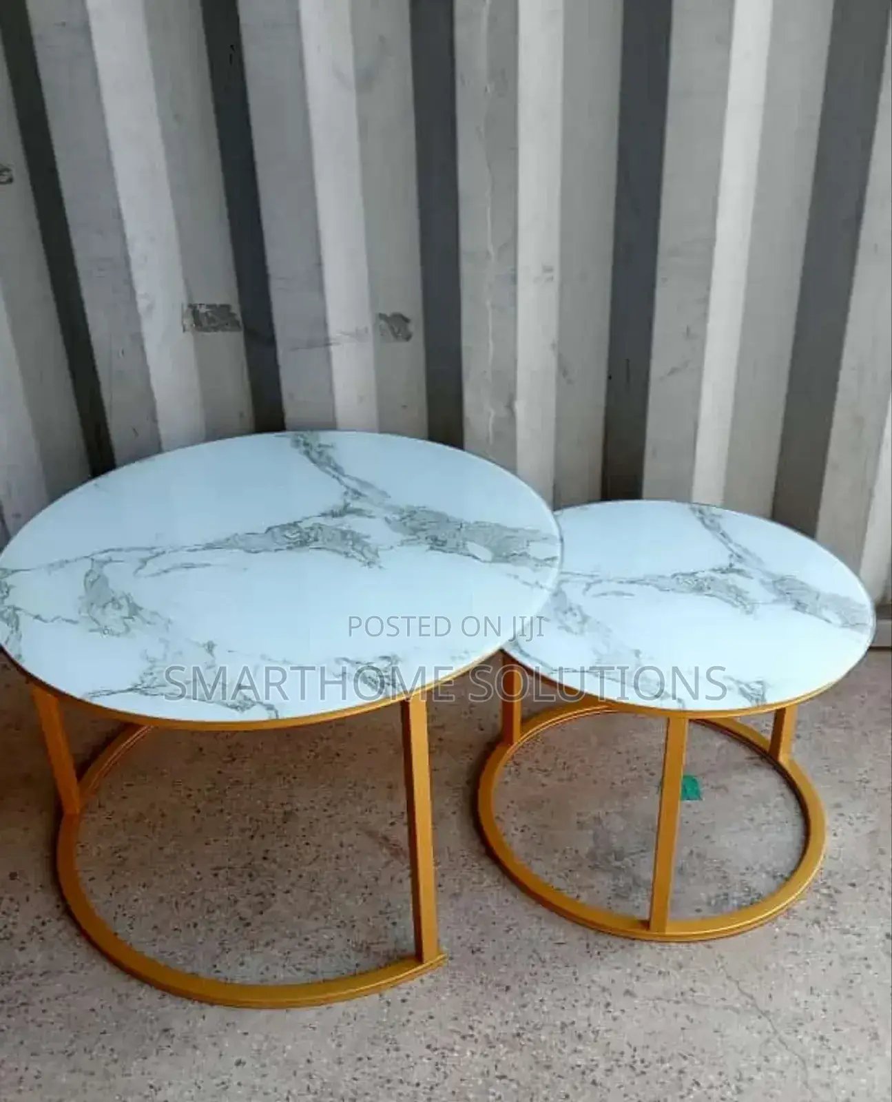 Marble Buffet Table Coffee Table 2-in-1