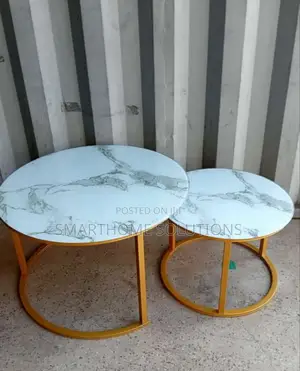 Marble Buffet Table Coffee Table 2-in-1
