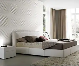 White Room With 3d Wall Panels