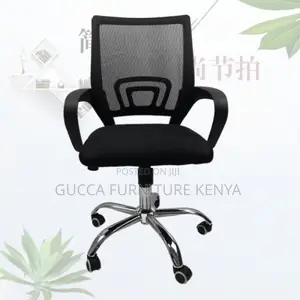 Office Chairs: Clerical Office Chair in Black Mesh