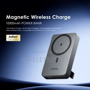 Oraimo Magpower 15 10000mah Wireless and Wired Power Bank.