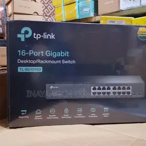 Tp Link Sg1016d 16-Port Gigabit Rackmount Switch