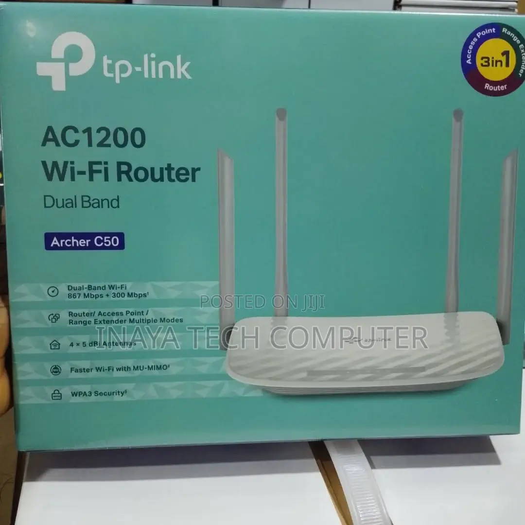 Tp-Link - Tl-Archer C50 Ac1200 Wireless Dual Band Router