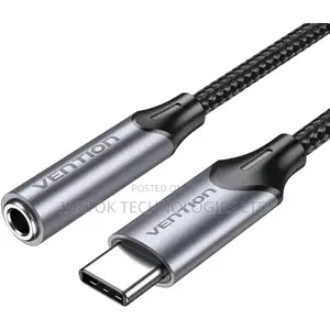 Vention Usb-C Male to 3.5mm Earphone Jack With Dac Adapter