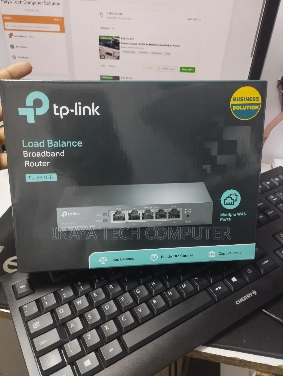 Tp Link Tl-R470t+ | Desktop Load Balance Broadband Router