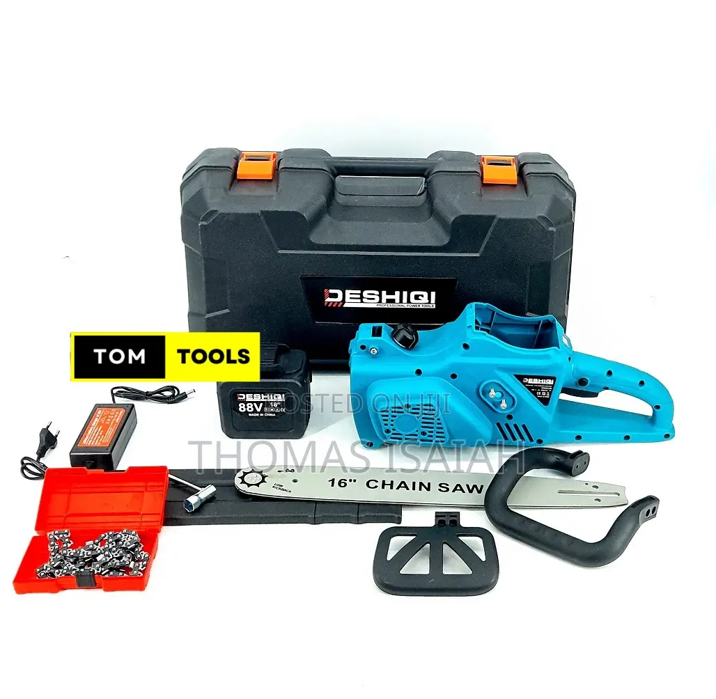 Deshiqi Cordless Rechargeable 16 Inch Chain Saw