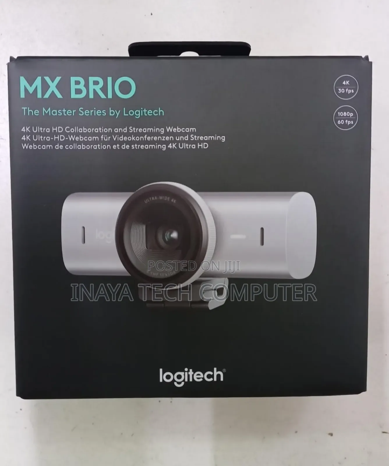 Logitech Mx Brio Uhd Webcam