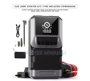 Car Jump Starter Kit With Tyre Inflator and Power Bank