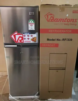 Ramtons Rf/339 138 Liters 2 Door Direct Cool Silver- Rf/339