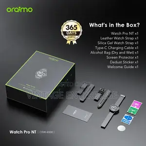 Oraimo Watch Pro Nt 1.43 Amoled Al Powered Smart Watch