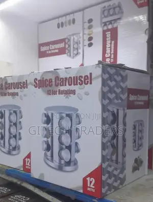 12pcs Rotating Spice Rack